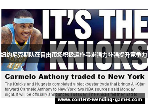 纽约尼克斯队在自由市场积极运作寻求强力补强提升竞争力 纽约尼克斯队在自由市场积极运作寻求强力补强提升竞争力